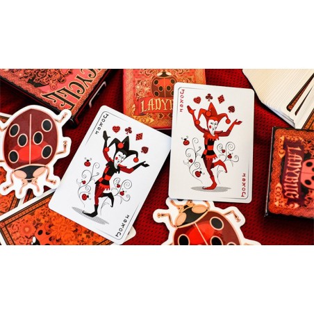 Cartes à jouer Bicycle Ladybug Red