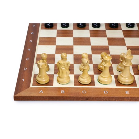 Jeu d'Echecs Staunton Deluxe Black - Ensemble Complet