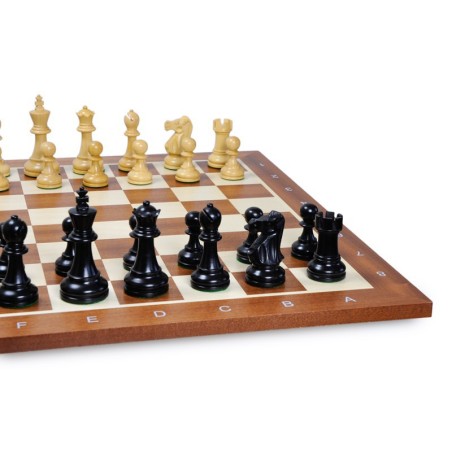 Jeu d'Echecs Staunton Deluxe Black - Ensemble Complet