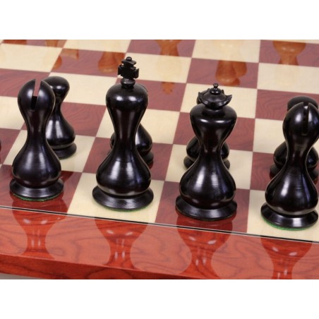 Jeu d'Echecs Antique Black - Ensemble Complet