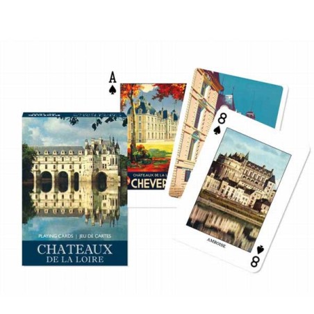 Cartes à jouer Chateaux de la loire