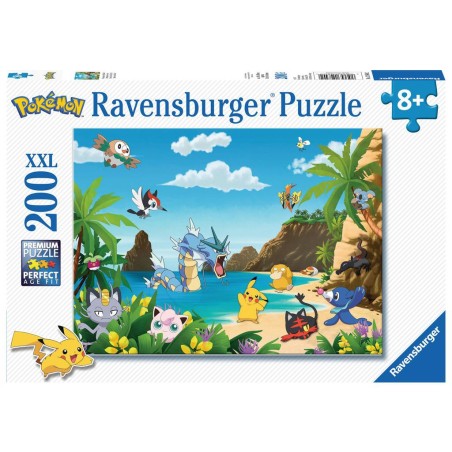 Puzzle 200 pièces XXL Pokémon - Attrapez-les-tous !