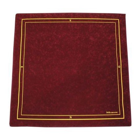 Tapis Bridge Bordeaux 75x75cm