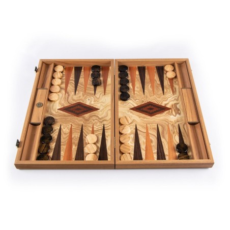 Backgammon Manopoulos Olive Luxe 30cm