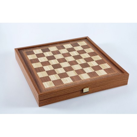 Echecs & Backgammon Coffret Classique 27cm - Simili Bois