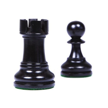 Pièces d'Echecs Staunton Deluxe Black - Taille 5