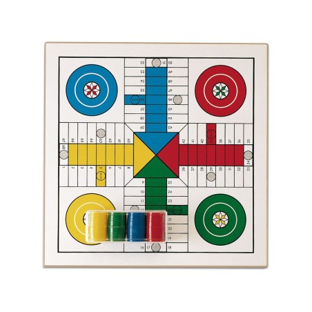 Jeu de l'Oie et Parchis en bois