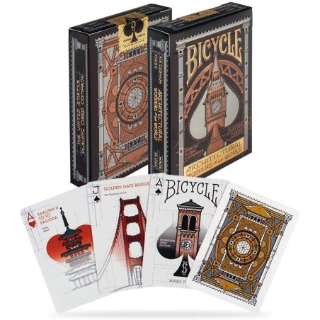 Cartes à jouer Bicycle Architectural Wonders of the World