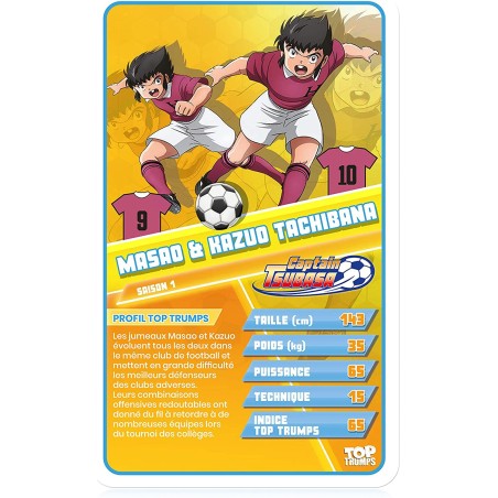 Cartes Bataille Captain Tsubasa - Top Trumps