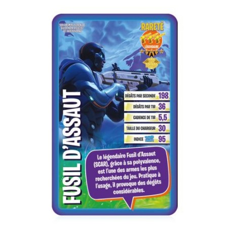 Cartes Bataille Fortnite - Top Trumps