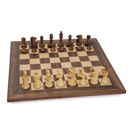 Jeu d'Echecs Staunton Acacia - Ensemble Complet