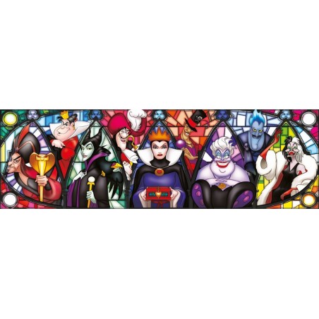 Puzzle 1000 pièces - Villains de Disney - Panorama