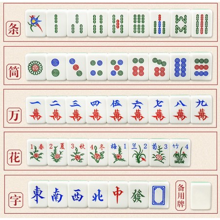 Mahjong Green Back XXL