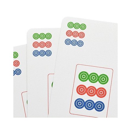 Jeu de Cartes Mah-Jong 100% Plastique