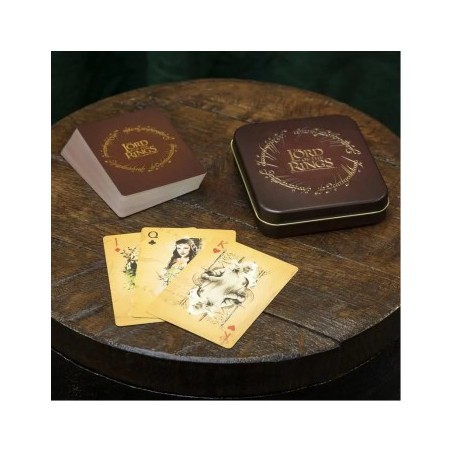 Cartes à jouer Seigneur des Anneaux - Coffret Metal