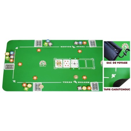 Tapis de Poker Rectangulaire