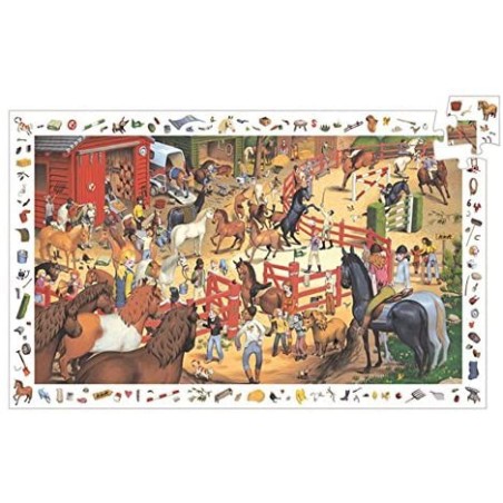 Puzzle 200 pièces - Equitation