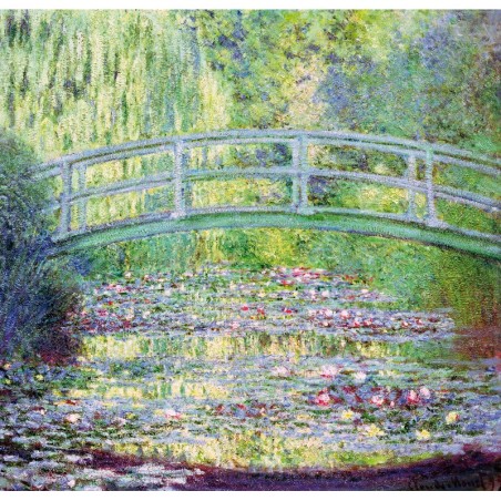 Puzzle 350 pièces -  Monet - pont japonais nv09