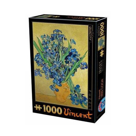 Puzzle 1000 pièces - Les Iris en pot, Van Gogh