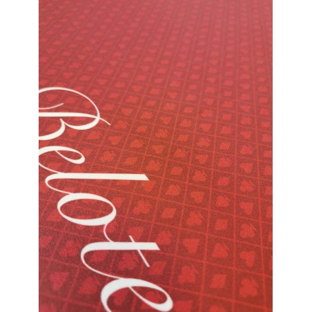 Tapis de Belote Excellence Bordeaux (40 x 60 cm)