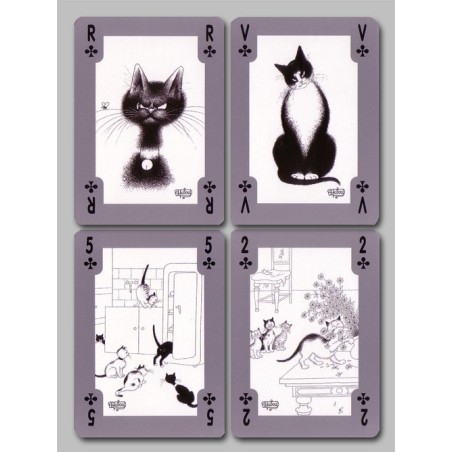 Cartes Le jeu des chats - Dubout