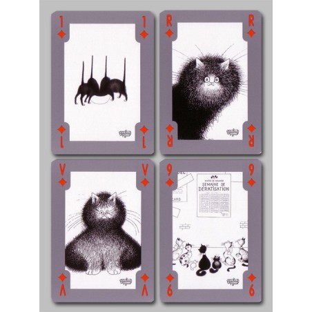 Cartes Le jeu des chats - Dubout