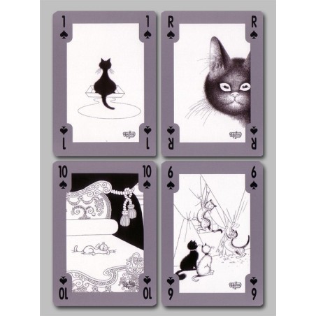 Cartes Le jeu des chats - Dubout