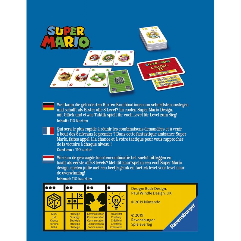 10€ sur Jeu de société et de cartes UNO Super Mario - Jeux d