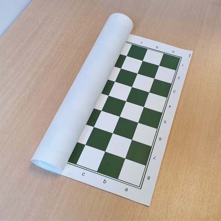 Tapis Echecs Souple Vert - Taille 5