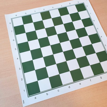 Tapis Echecs Souple Vert - Taille 5