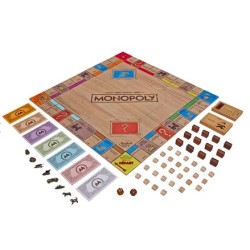 Monopoly Vintage en Bois