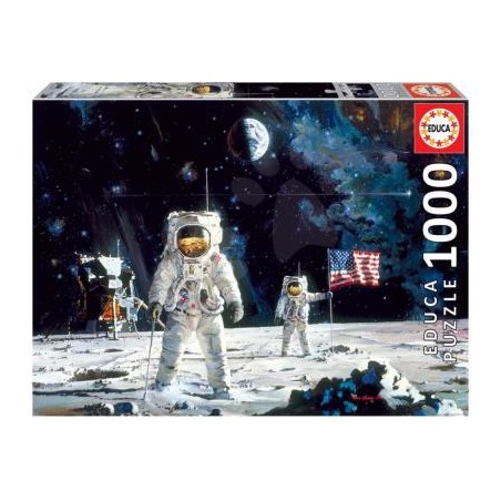 Puzzle 1000 pièces - 1er Homme sur la lune