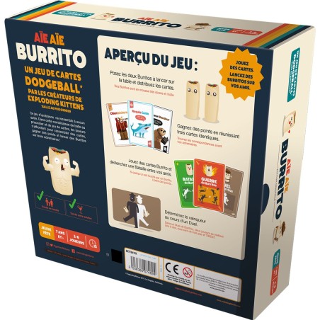 Aïe Aïe Burrito - Jeu de Cartes Dodgeball