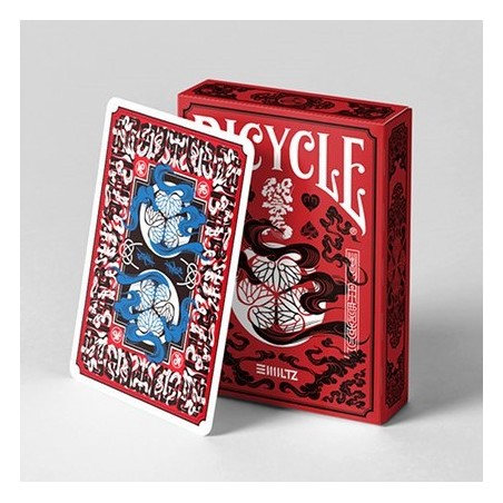 Cartes à jouer Bicycle Edo Karuta - Red