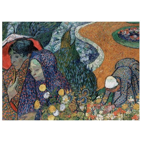 Puzzle 1000 pièces - Souvenir du Jardin à Etten, Van Gogh