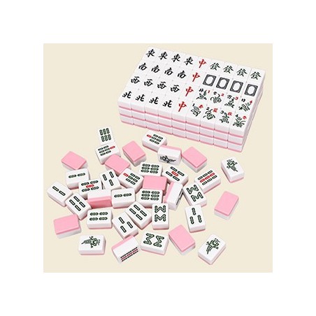 Mahjong Mallette Voyage - Pink