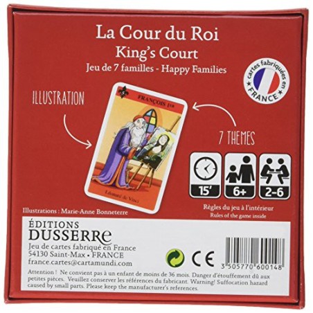 Jeu de 7 familles - A l'epoque du Roi