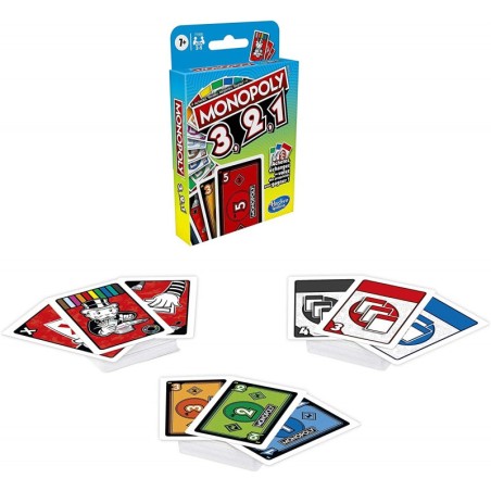 Monopoly 3,2,1 Jeu de Cartes