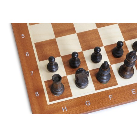 Jeu d'Echecs Club Orme/Acajou Taille 5 - Ensemble Complet