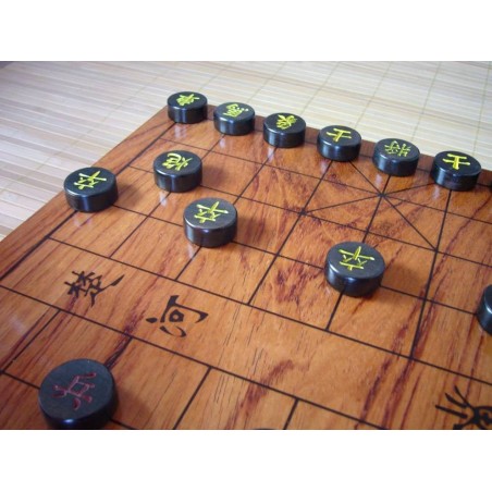 Ensemble Xiangqi en ébène