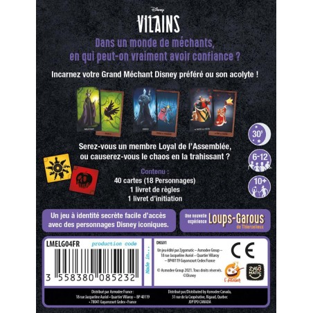 L'Assemblée des Vilains : Un Jeu Loups-Garous