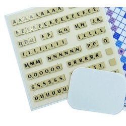 Scrabble Duplicate Magnétique Pliable Noir