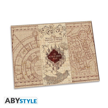 Puzzle Harry Potter Carte du Maraudeur 1000 Pièces