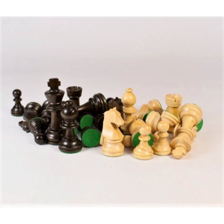 Pièces d'Echecs Staunton Classique Mora Taille 5