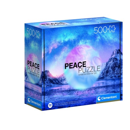 Puzzle 500 pièces - Light Blue - Peace Puzzle