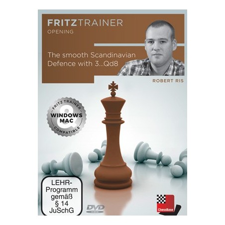 DVD The smooth Scandinavian Defence with 3...Qd8 - Robert Ris