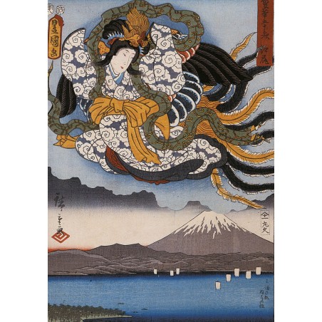 Puzzle 1000 pièces - Amaterasu, Hiroshige