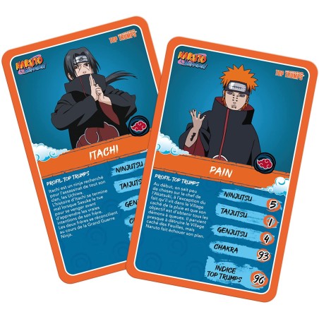 Cartes Bataille Naruto Shippuden - Top Trumps