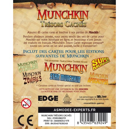 Munchkin - Extension : Trésors Cachés