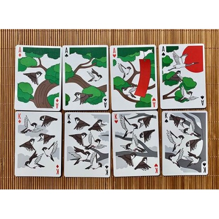 Cartes Bicycle Sparrow Hanafuda - Fusion Playing Cards